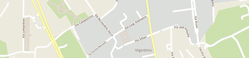 Mappa della impresa martinelli sabrina a MILANO