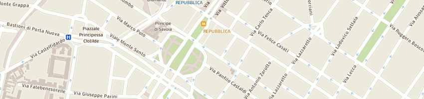 Mappa della impresa kroll associates srl a MILANO