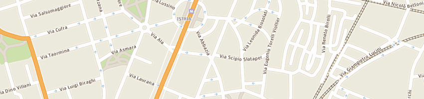 Mappa della impresa giannelli colori srl a MILANO