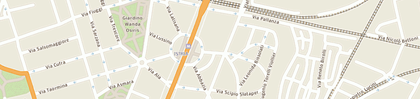 Mappa della impresa autofficina braga (snc) a MILANO