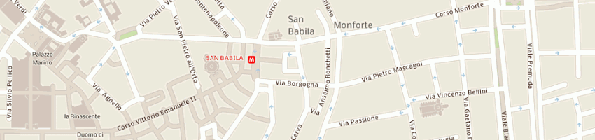 Mappa della impresa sadega srl a MILANO