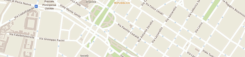 Mappa della impresa gea srl a MILANO
