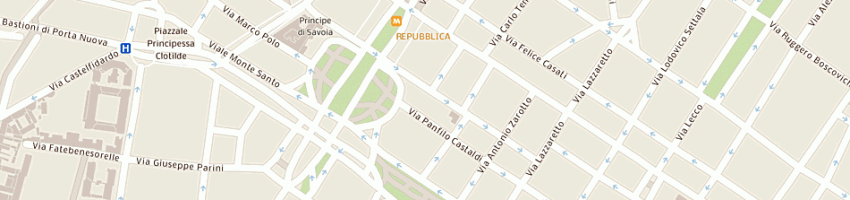 Mappa della impresa ciga service spa a MILANO