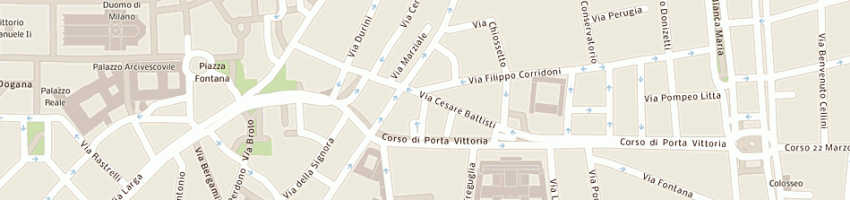 Mappa della impresa mongini roberto a MILANO