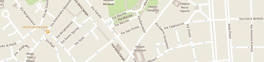 Mappa della impresa amik italia spa a MILANO