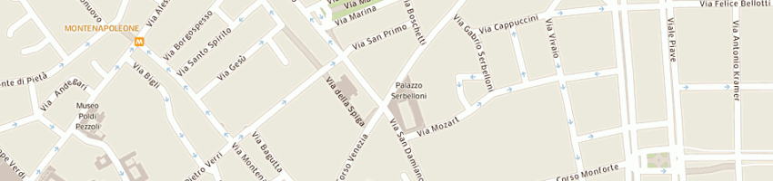 Mappa della impresa vivienne westwood srl a MILANO