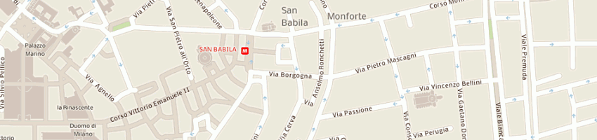 Mappa della impresa niklas events srl a MILANO