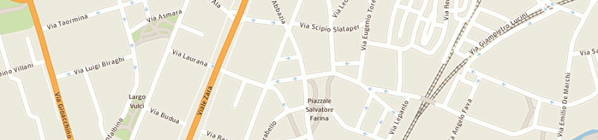 Mappa della impresa valentini aldo edoardo a MILANO