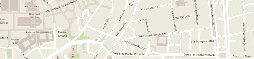 Mappa della impresa holcom compagnia generale finanziaria srl a MILANO