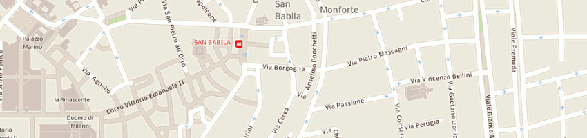 Mappa della impresa anastasi gregorio a MILANO