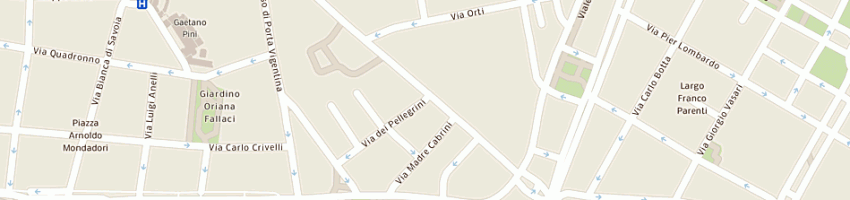 Mappa della impresa dott a ierardi e c sas a MILANO