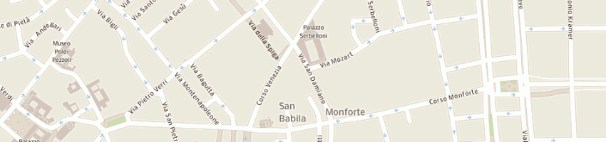 Mappa della impresa burghignoli massimo a MILANO