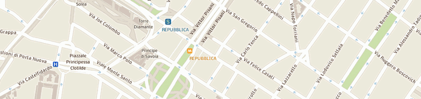 Mappa della impresa overture services srl a MILANO