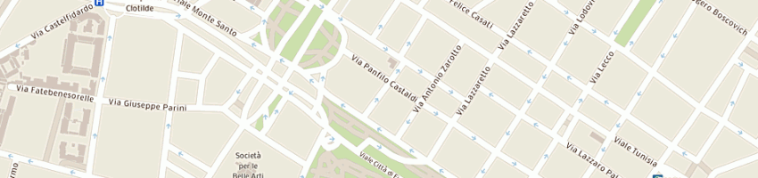 Mappa della impresa doc generici srl a MILANO