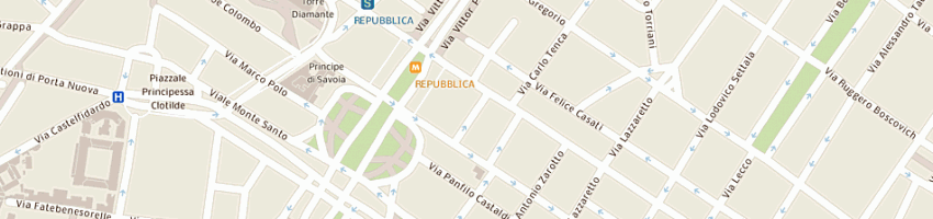 Mappa della impresa luxor srl a MILANO