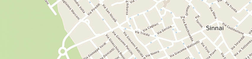 Mappa della impresa pizzeria birillo di vargiu e c sas a SINNAI