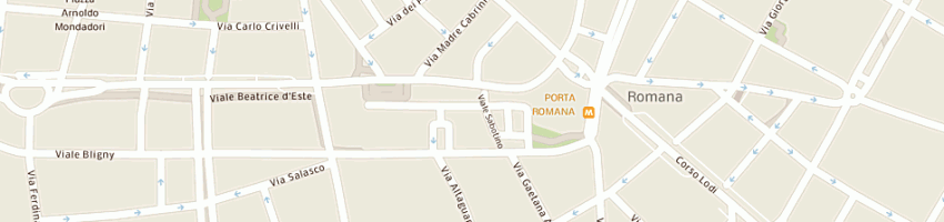Mappa della impresa saci di guido e alberto cairo snc a MILANO