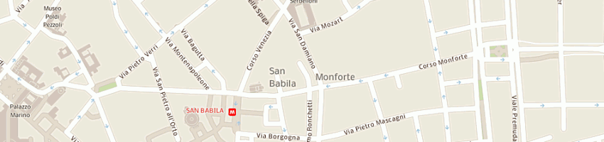 Mappa della impresa autosilo s cecilia (sas) a MILANO