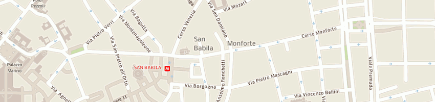 Mappa della impresa bruno biagi sas di biagi bruno e c a MILANO