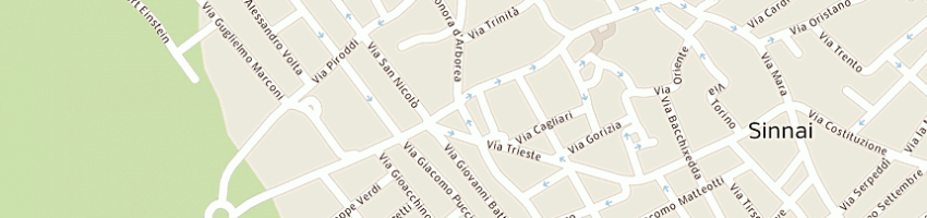 Mappa della impresa fantasy di casu teresa a SINNAI