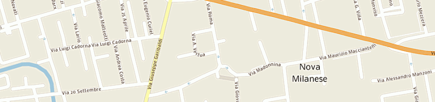 Mappa della impresa sara sportswear di orsenigo sara a NOVA MILANESE