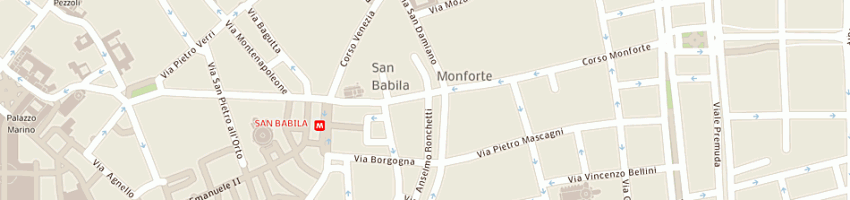 Mappa della impresa tani avv claudio stefano a MILANO