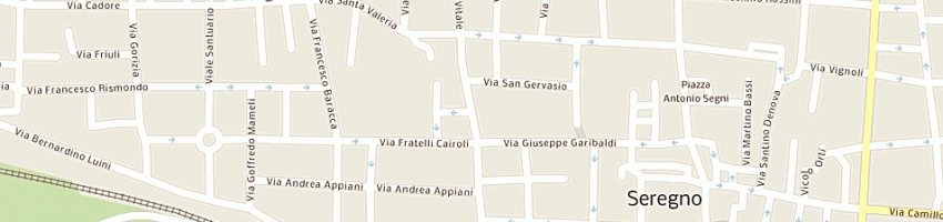 Mappa della impresa molteni paolo a SEREGNO