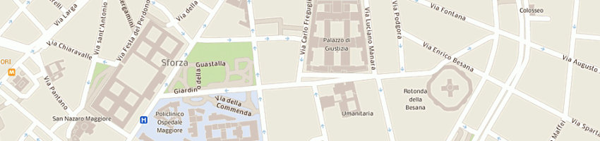 Mappa della impresa santi e santi fashion sas di g prestigiovanni a MILANO