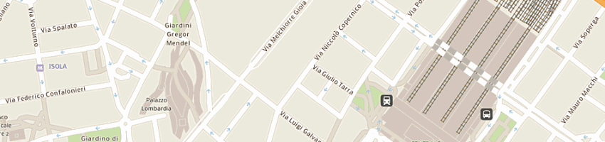 Mappa della impresa opera diocesana istituto san vincenzo a MILANO