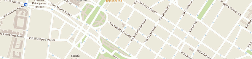 Mappa della impresa di tonno daniele a MILANO
