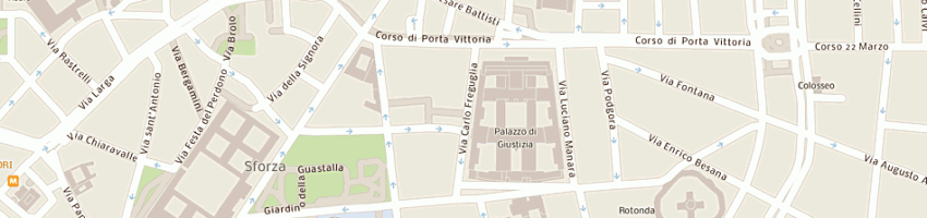 Mappa della impresa sisma network e sistemi srl a MILANO