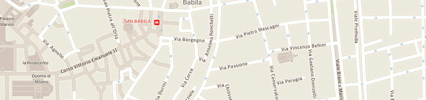 Mappa della impresa sagest srl a MILANO
