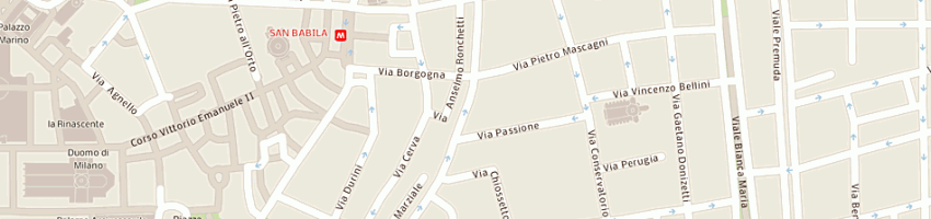 Mappa della impresa intermedia srl a MILANO