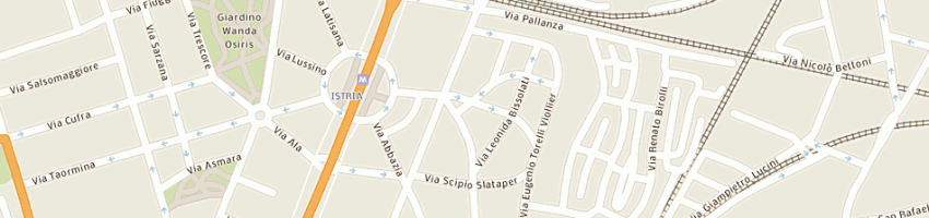 Mappa della impresa marcucci anna enrica a MILANO