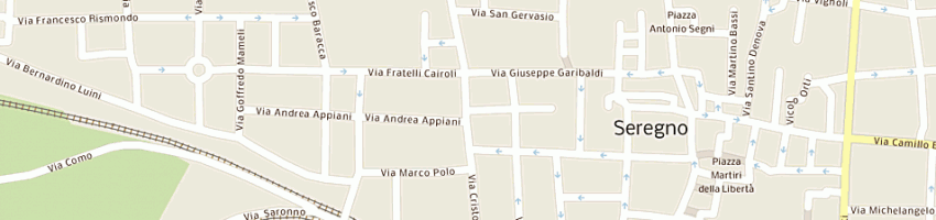 Mappa della impresa sphaus srl a SEREGNO