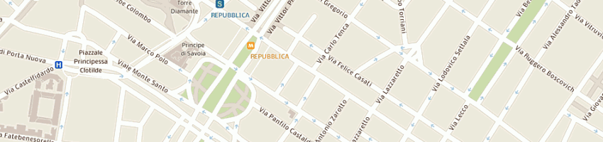 Mappa della impresa model group srl a MILANO