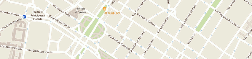 Mappa della impresa uva srl a MILANO