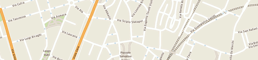 Mappa della impresa alfredo maurelli e c srl a MILANO