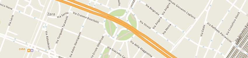 Mappa della impresa remartini roberto a MILANO