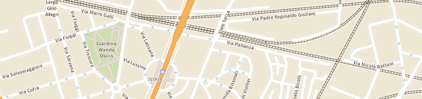 Mappa della impresa paros di alessandro patelli e c sas a MILANO