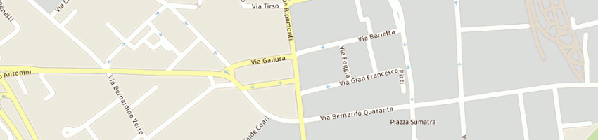 Mappa della impresa gruppo decima srl a MILANO