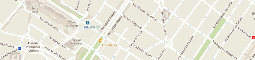 Mappa della impresa samu srl (sistemi amministrativi unificati) a MILANO