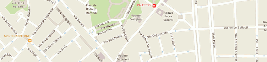 Mappa della impresa mosca srl a MILANO