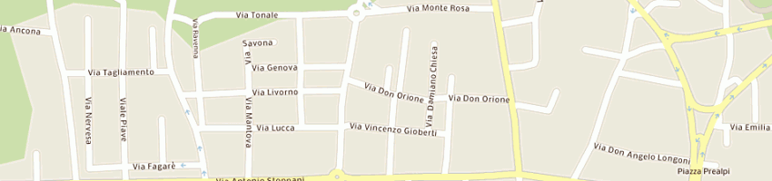Mappa della impresa mandracchia stefano a MONZA