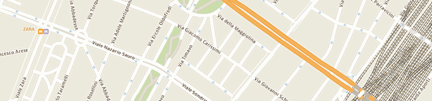 Mappa della impresa scl ingegneria strutturale di ing s calzolari ing s la cavalla ing s sesana a MILANO
