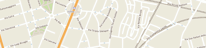 Mappa della impresa eura srl a MILANO