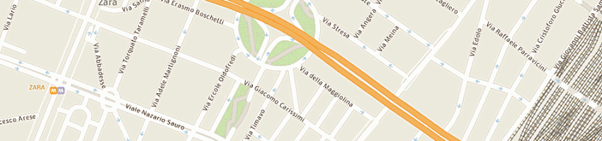 Mappa della impresa edilvicos srl a MILANO