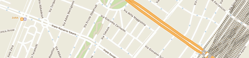 Mappa della impresa difiba srl a MILANO