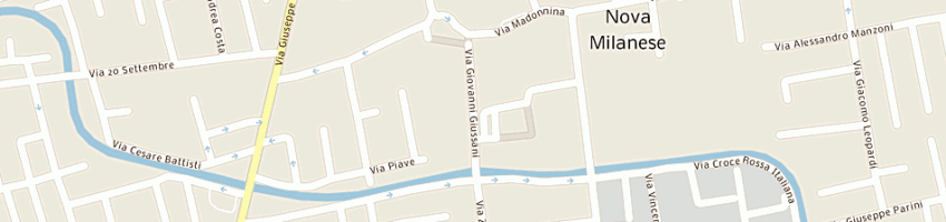 Mappa della impresa associazione culturale impronte di longoni luigia a NOVA MILANESE