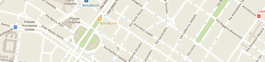 Mappa della impresa baldeschi balleani gaetano a MILANO
